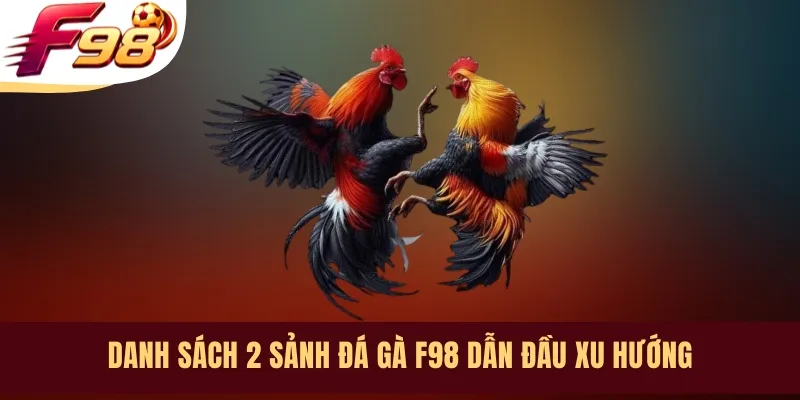 Danh sách 2 sảnh đá gà F98 dẫn đầu xu hướng